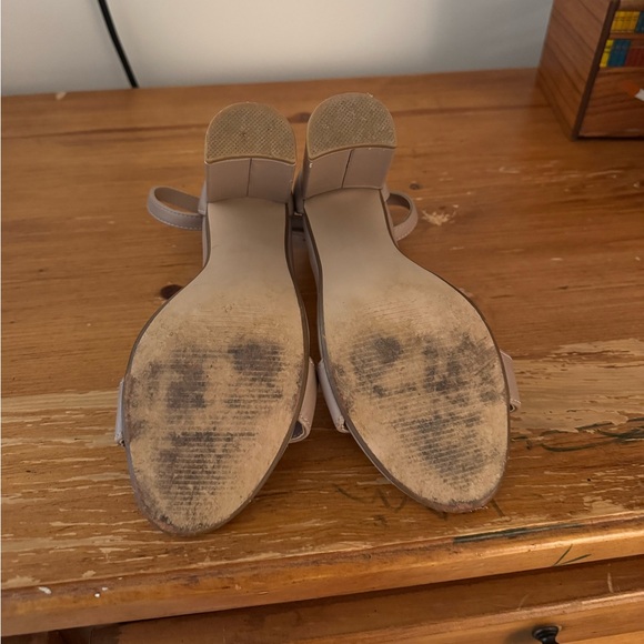 Steve Madden Nude Ankle Strap Heels - Picture 5 of 5